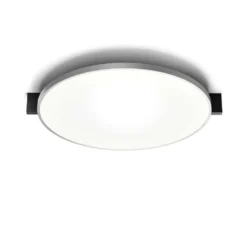 Inlay Round C3 Plafondlamp Matt Black/Satin Silver - Light-Point - Koop Online