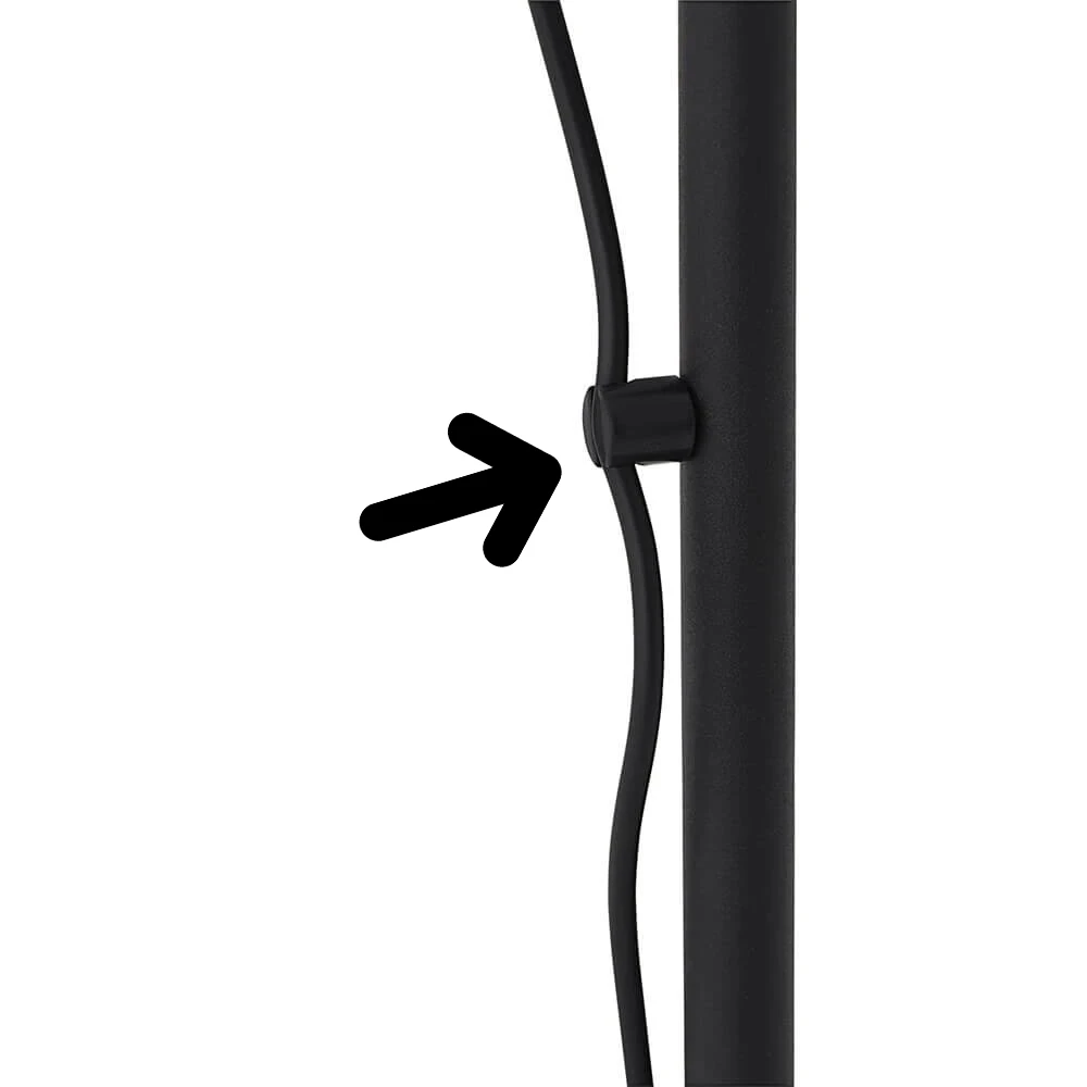 Extra Cable Drops Magnet For Post Floor Black - Muuto - Koop Online - Image 2