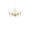 Astrid 50 Hanglamp Brushed Brass/White - Globen Lighting - Koop Online