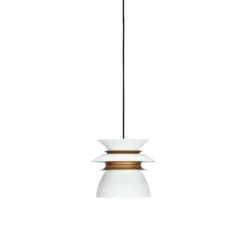 Diablo Hanglamp Ø165 Matt White/Brass - Belid - Koop Online