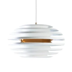 Ellipse Hanglamp Ø500 Mat Wit/Geelkoper - Belid - Koop Online