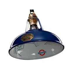 Large Original 1933 Design Hanglamp First Edition Blue Underground - Coolicon - Koop Online