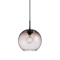 Gloria Hanglamp Ø320 Zwart/Rokerig Glas - Belid - Koop Online