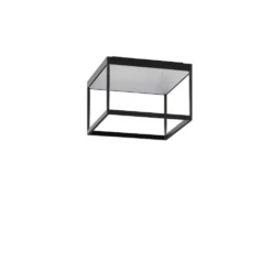 Reflex 2 LED Plafondlamp M 200 Black/Pyramid Silver - Serien Lighting - Koop Online