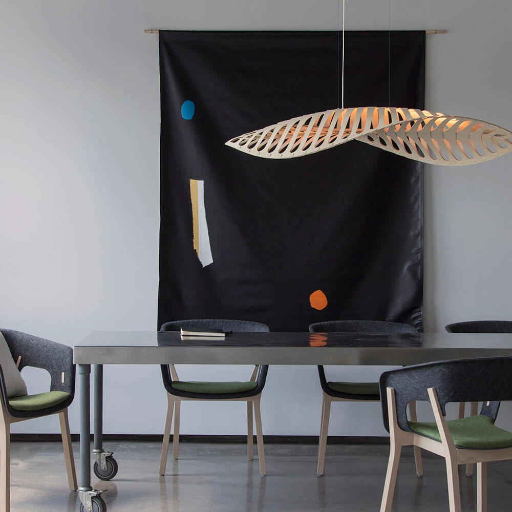 Navicula Hanglamp Large Bamboo - David Trubridge - Koop Online - Image 2