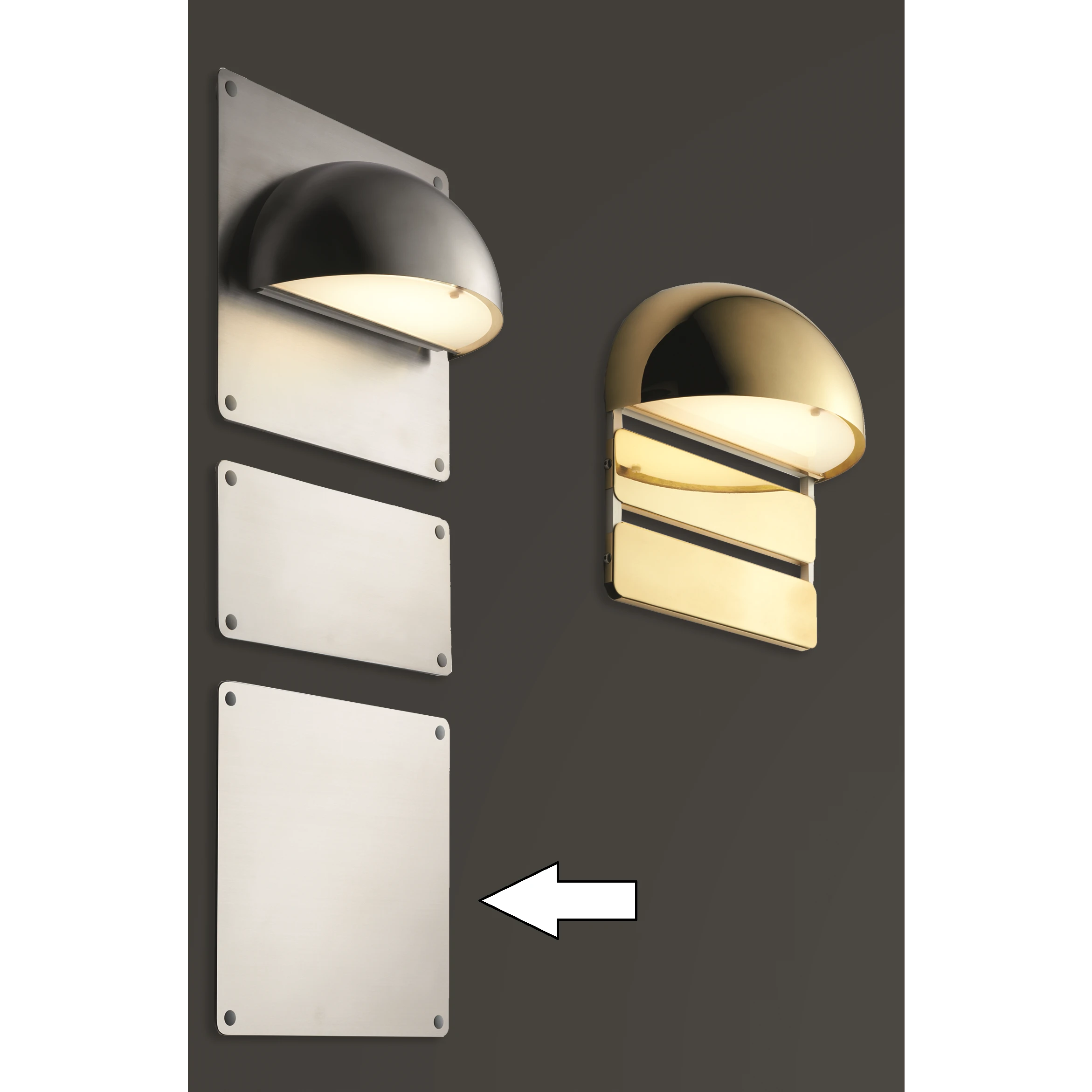 Lampenscherm Nameplate XL 30X30cm Zwart - Light-Point - Koop Online - Image 2